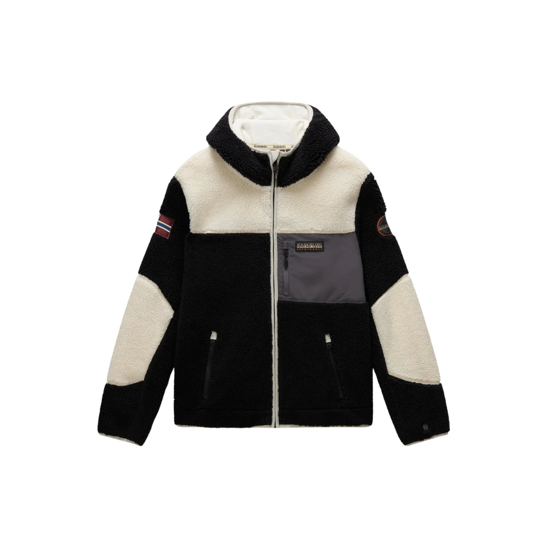 Napapijri Felpa in Pile con Zip Yupik