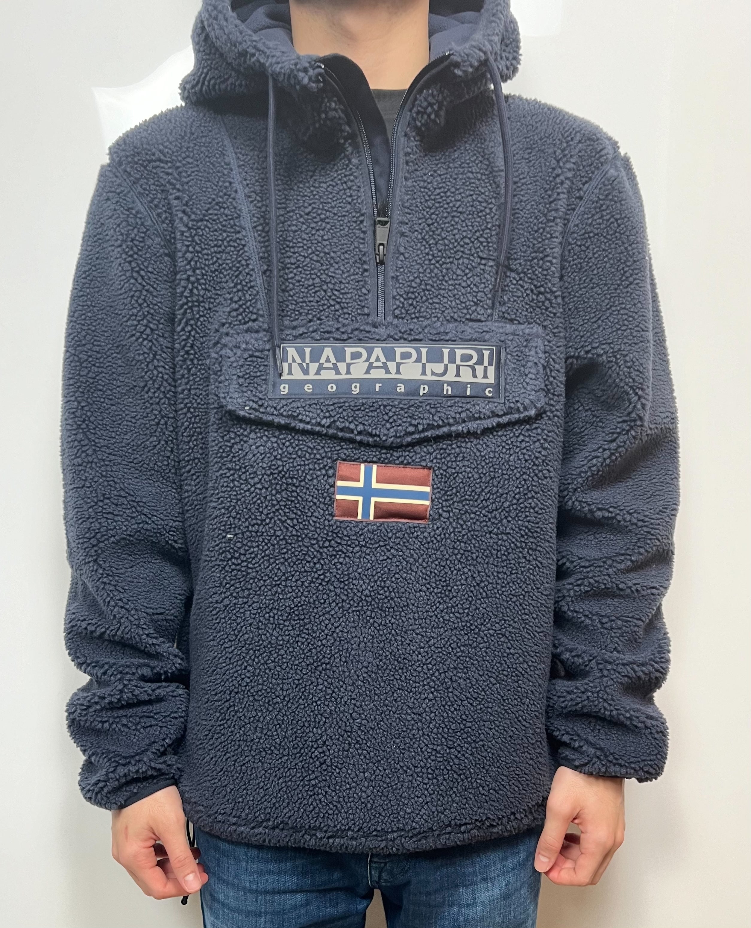 Napapijri Felpa Con Cappuccio Napapijri Burgee Curly