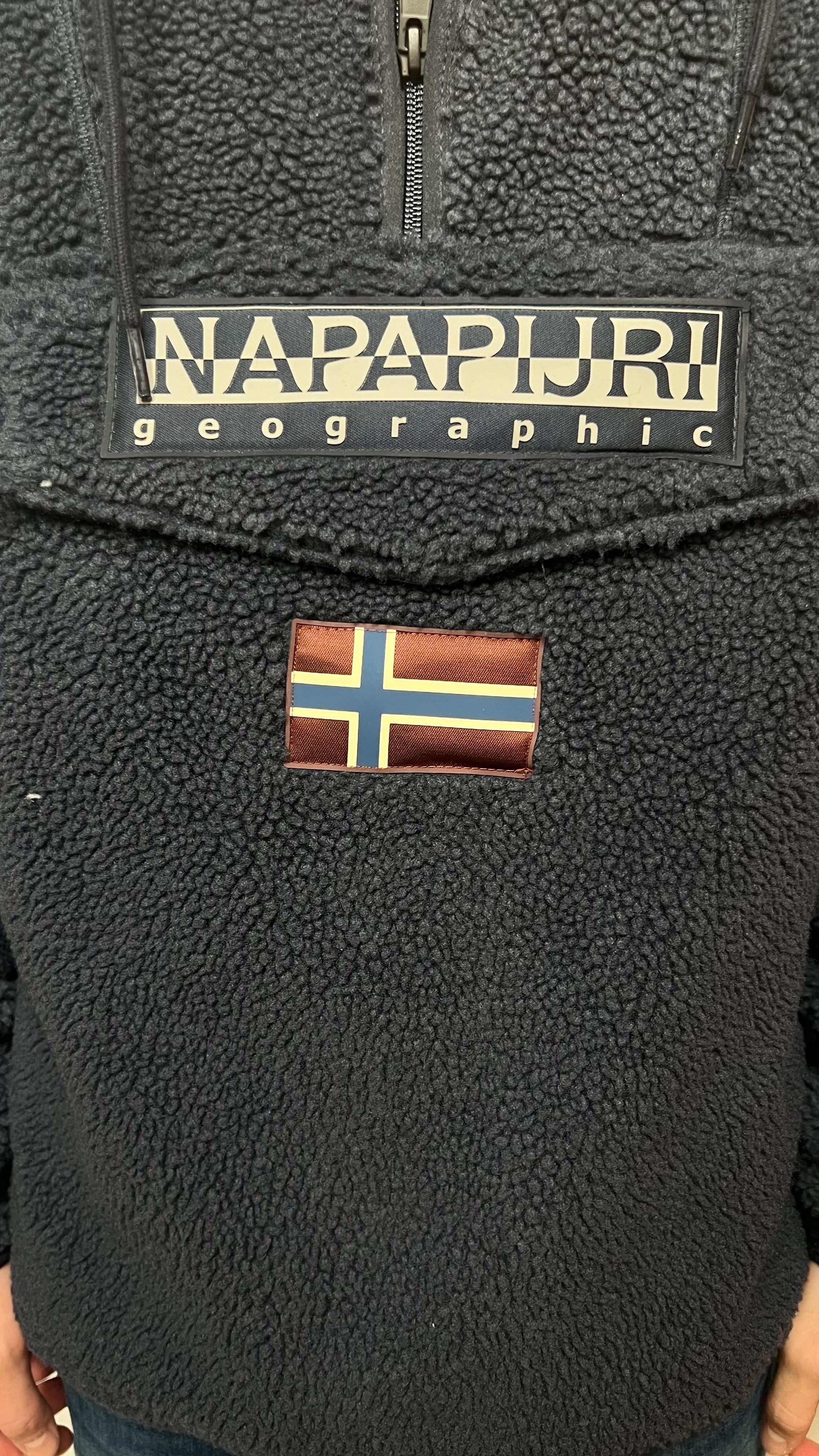 Napapijri Felpa Con Cappuccio Napapijri Burgee Curly