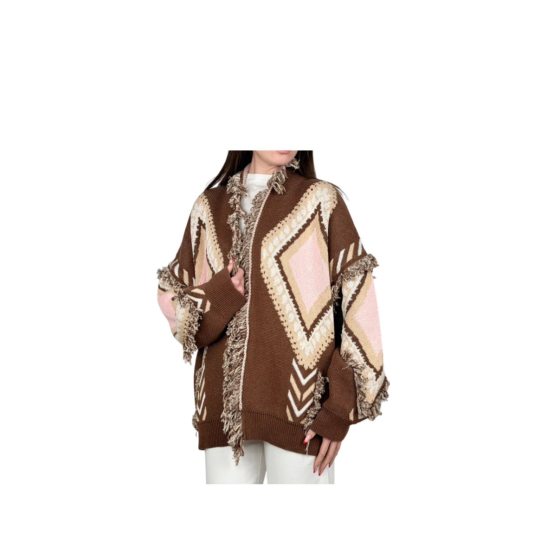 Tensione In Cardigan Rombi 
P6HMG17A414