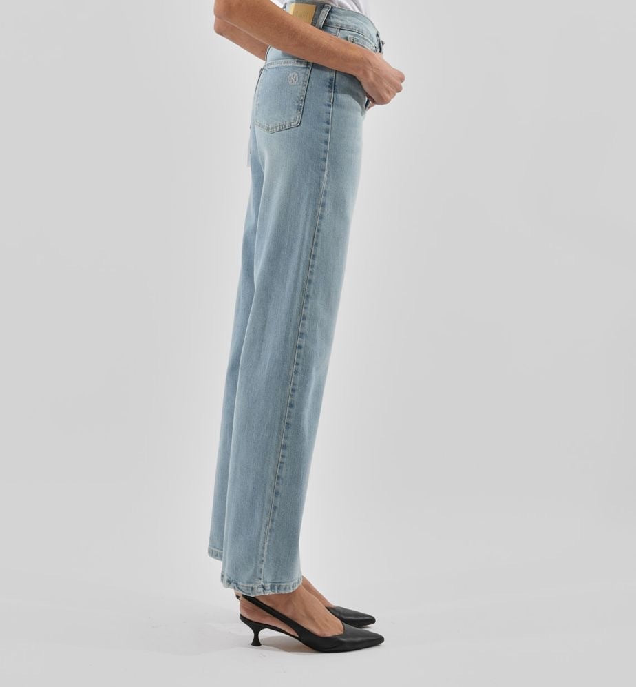 Haveone Jeans A Gamba Larga