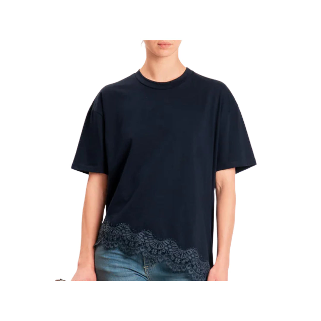 T-Shirt Asimmetrica Con Pizzo Vicolo

RAB0598