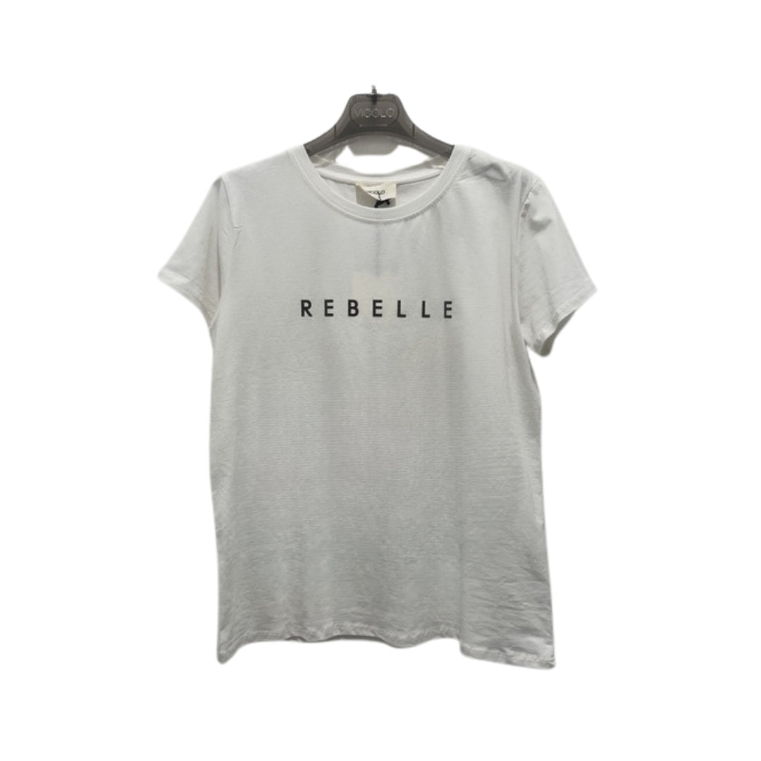 T-shirt Con Stampa Scritta "Rebelle"

RF0550