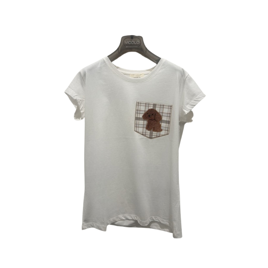 T-shirt Con Barboncino Taschino