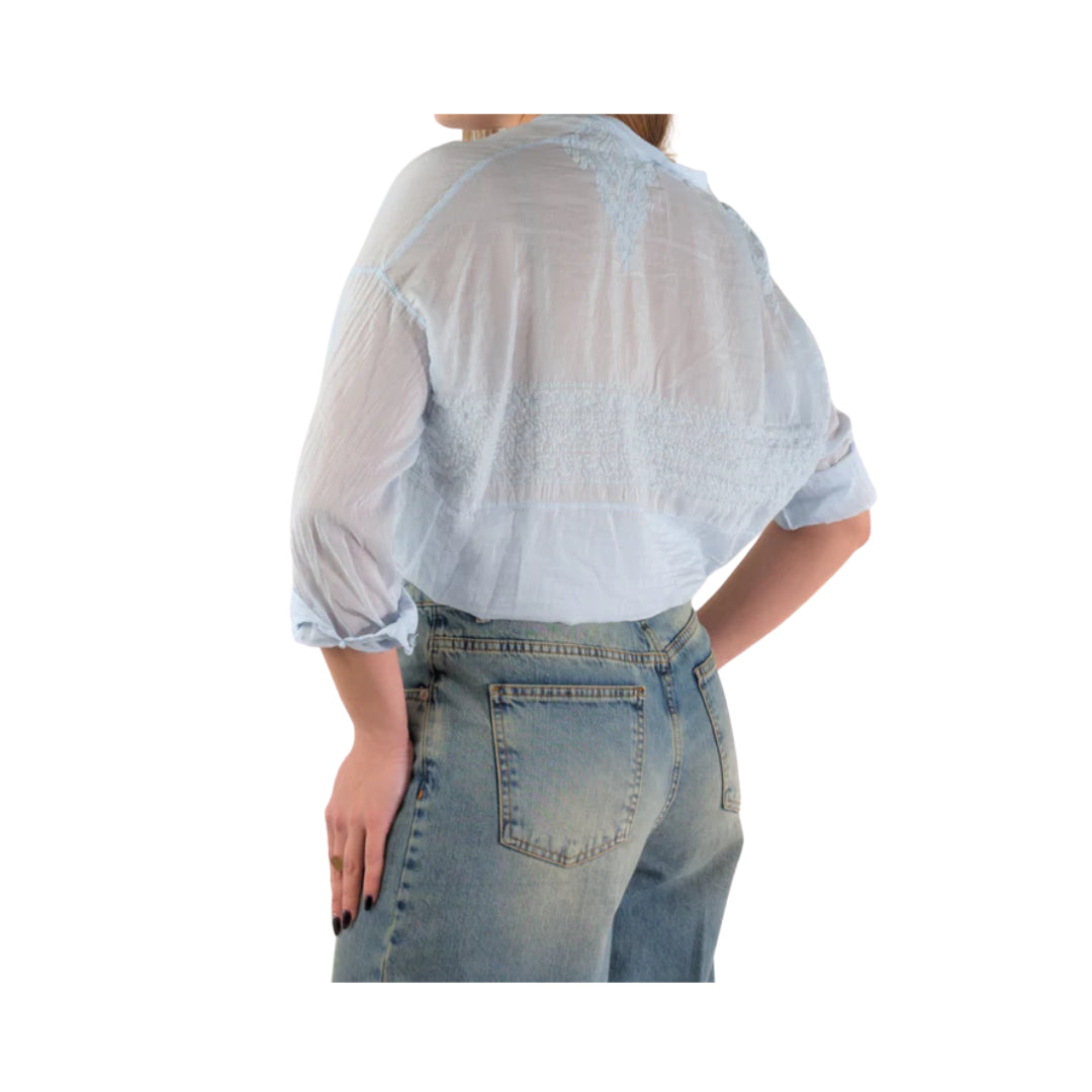Camicia Con Ricami Tensione In

S26C185