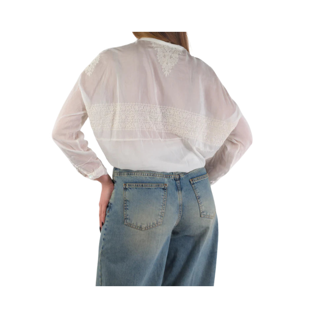 Camicia Con Ricami Tensione In

S26C185