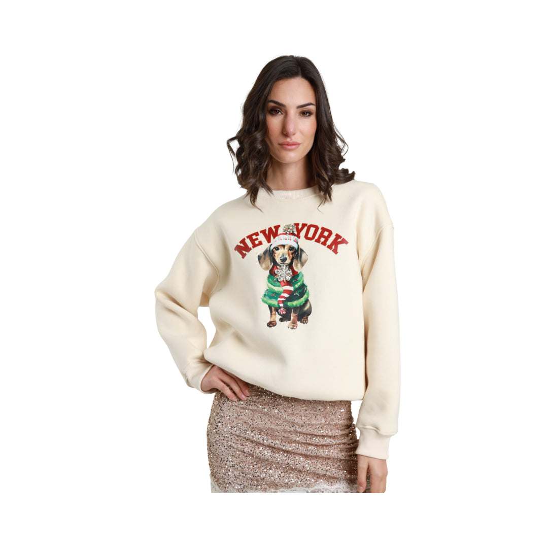 Susy Mix Felpa Con Stampa Bassotto

SH003179