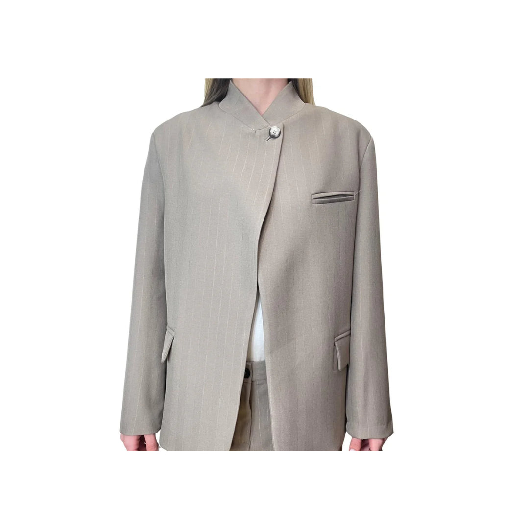 Blazer Gessato Donna VICOLO

TAB0887TORTORA