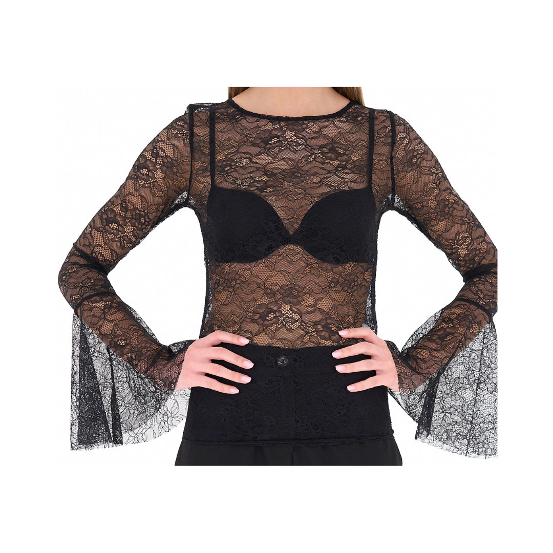 Blusa In Pizzo Con Manica Svasata Vicolo

TAB1572BEIGE