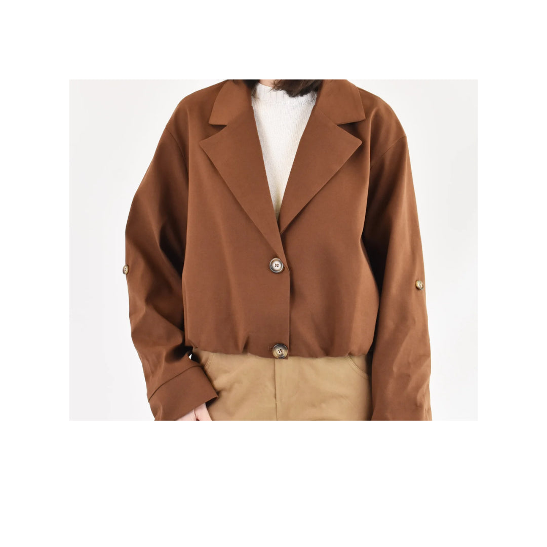 Giubbotto Crop Arricciato VICOLO

TAB1704TABACCO