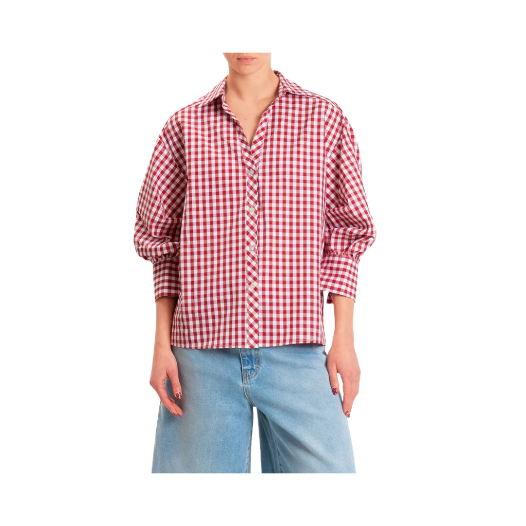 Vicolo Camicia Vichy Manica Ampia 
TAB2583