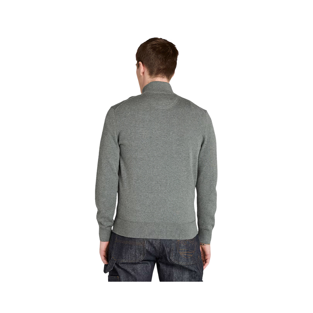 Timberland Maglione in Cotone a Zip Intera Williams River