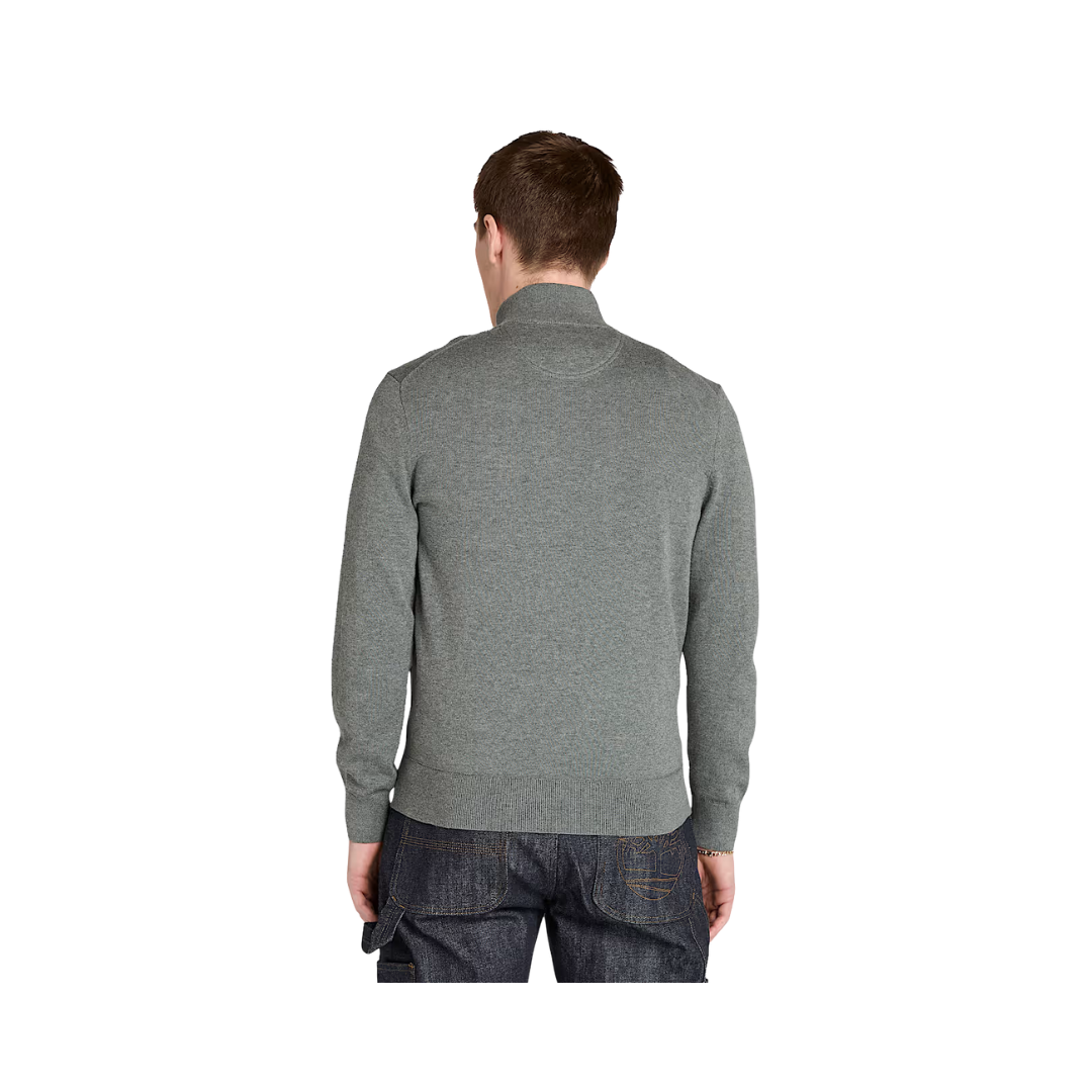 Timberland Maglione in Cotone a Zip Intera Williams River