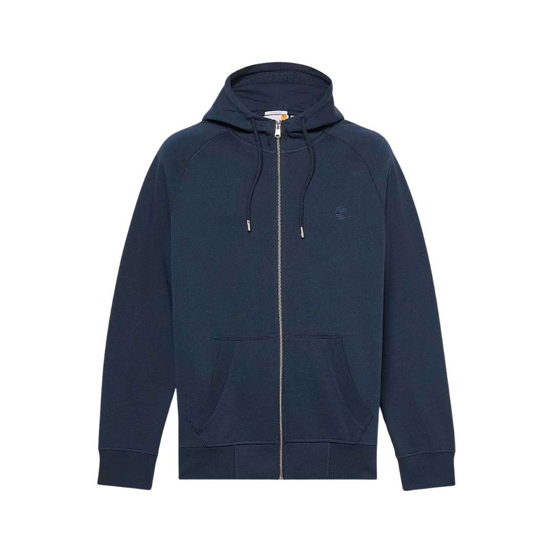 Timberland Felpa con Cappuccio, Zip Intera e Rovescio Spazzolato Exeter River