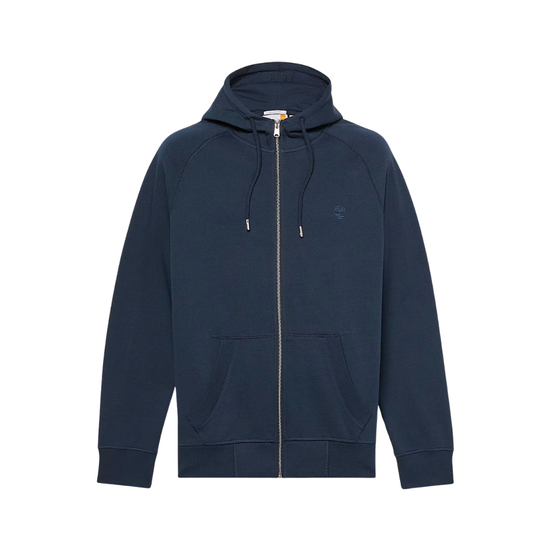 Timberland Felpa con Cappuccio, Zip Intera e Rovescio Spazzolato Exeter River