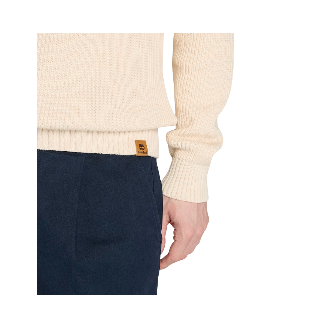 Timberland Maglione Testurizzato con Zip a un Quarto Williams River