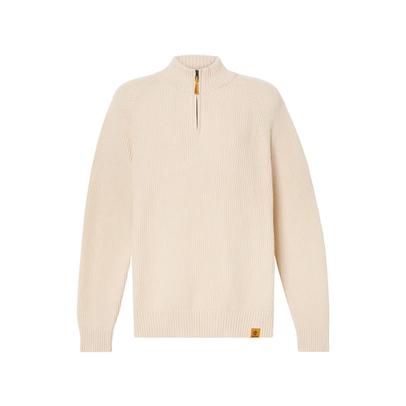 Timberland Maglione Testurizzato con Zip a un Quarto Williams River