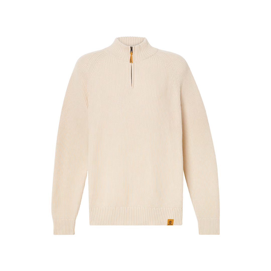 Timberland Maglione Testurizzato con Zip a un Quarto Williams River