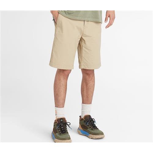 Timberland Shorts Chino In Popeline Claremont Da Uomo In Beige