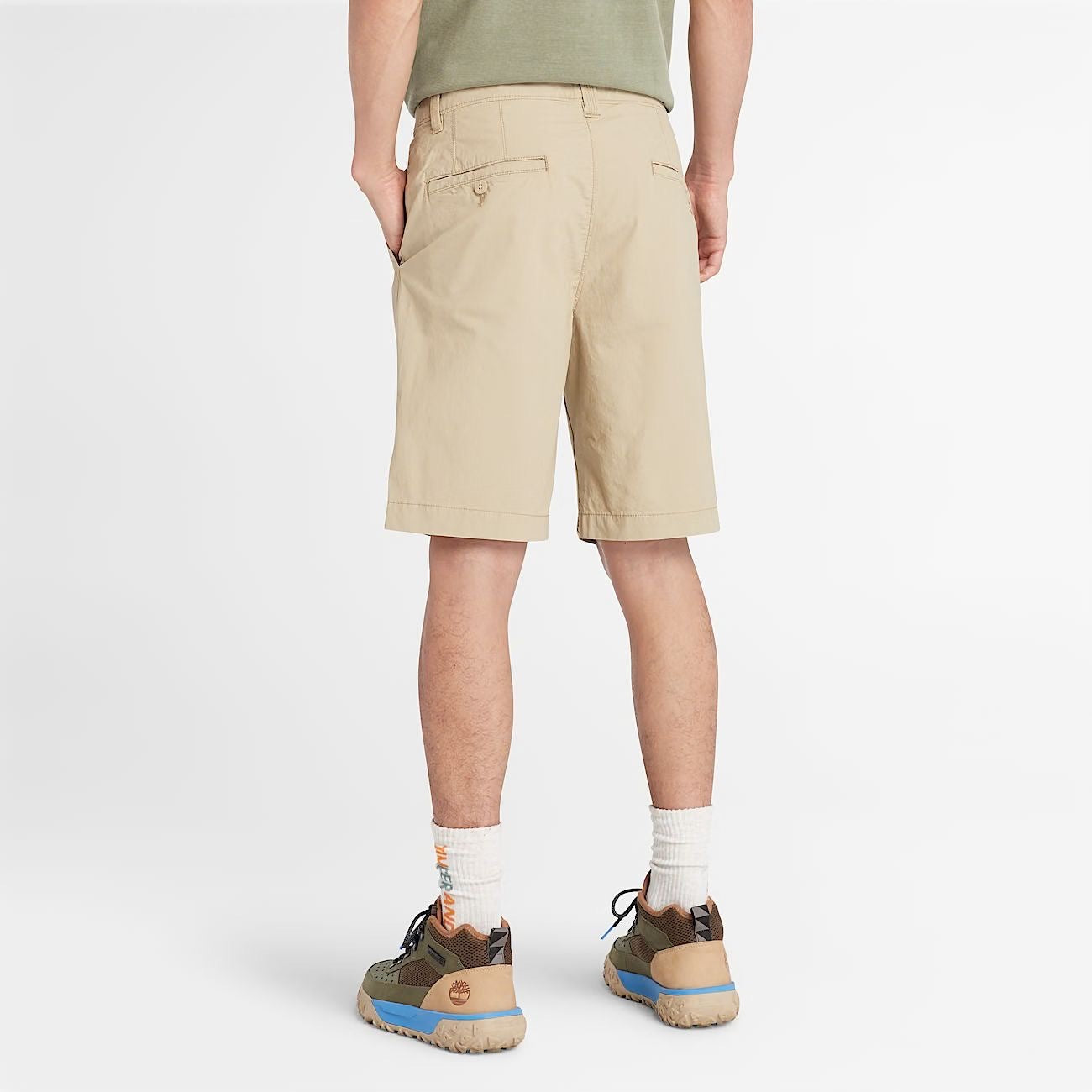 Timberland Shorts Chino In Popeline Claremont Da Uomo In Beige