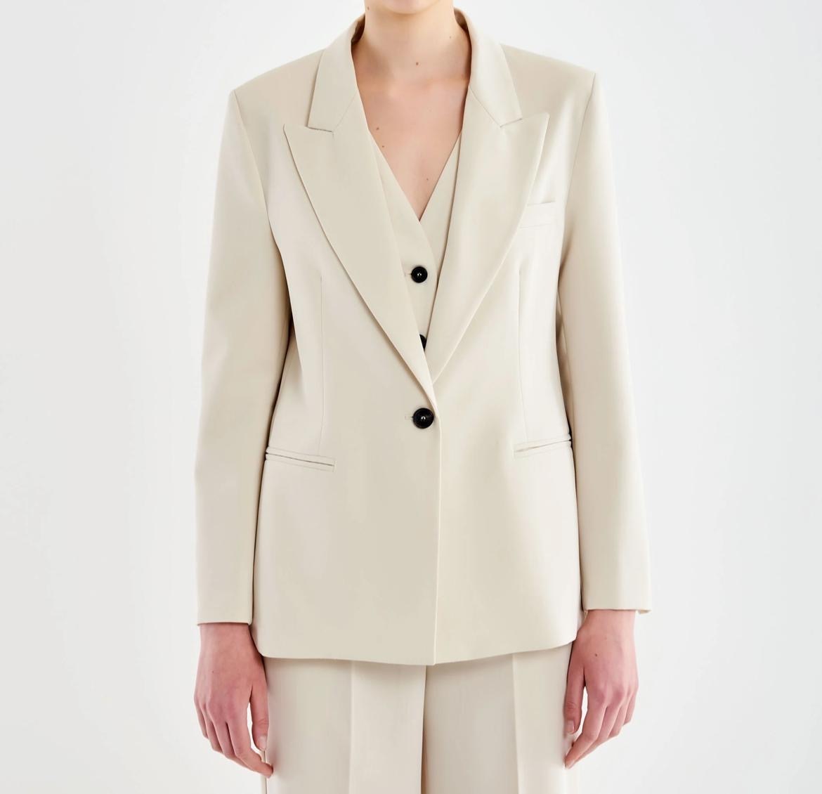 Vicolo Blazer Basic Sfiancato Monopetto