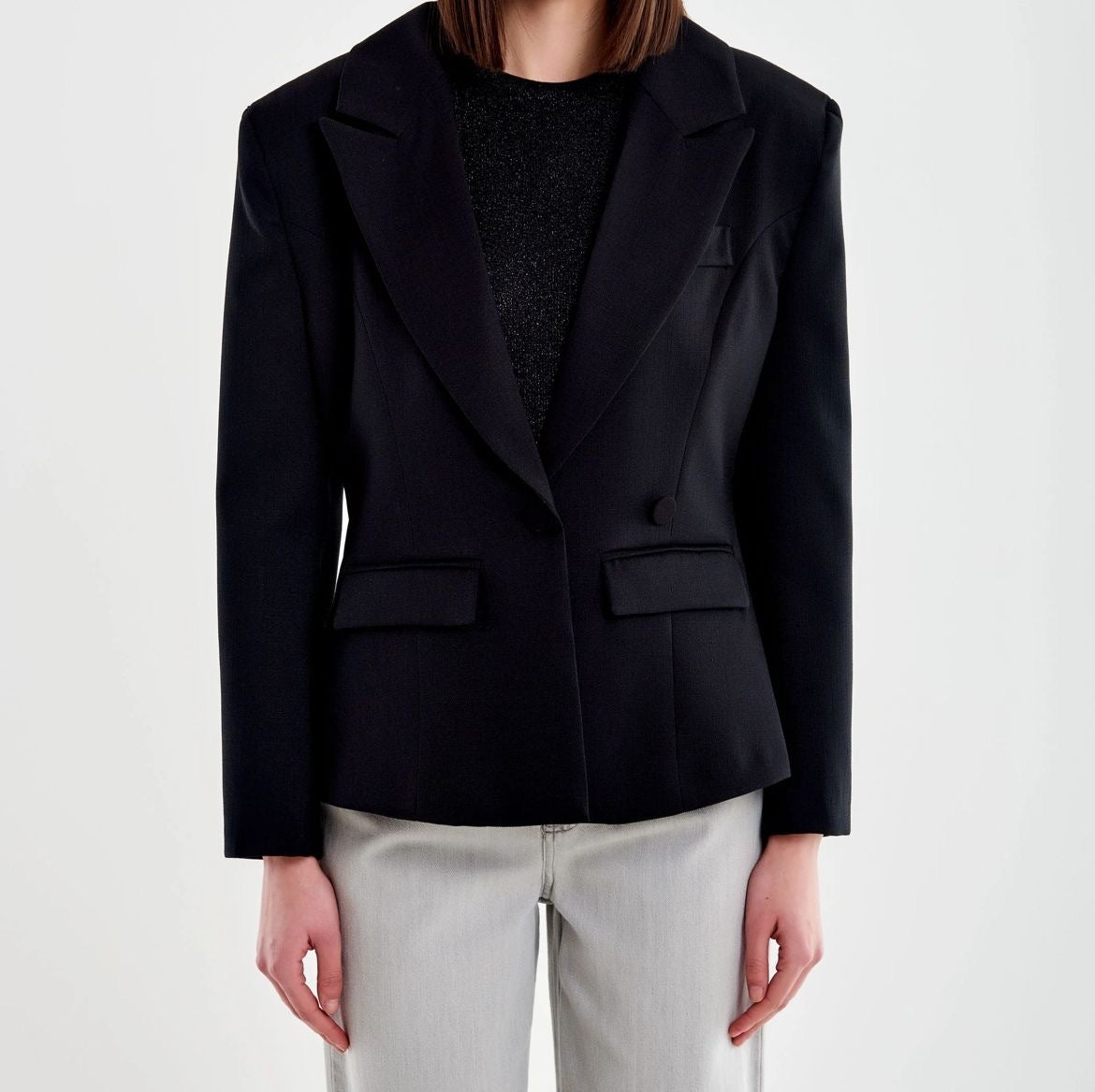 Vicolo Blazer Spalle Over Avvitato