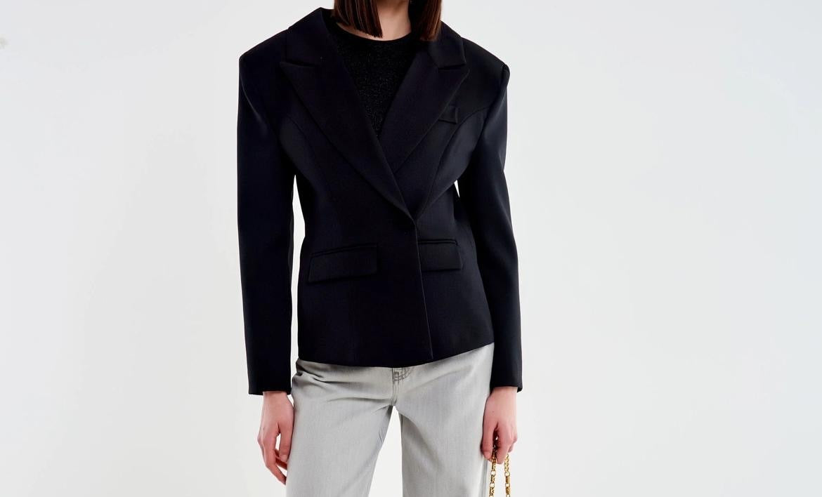 Vicolo Blazer Spalle Over Avvitato