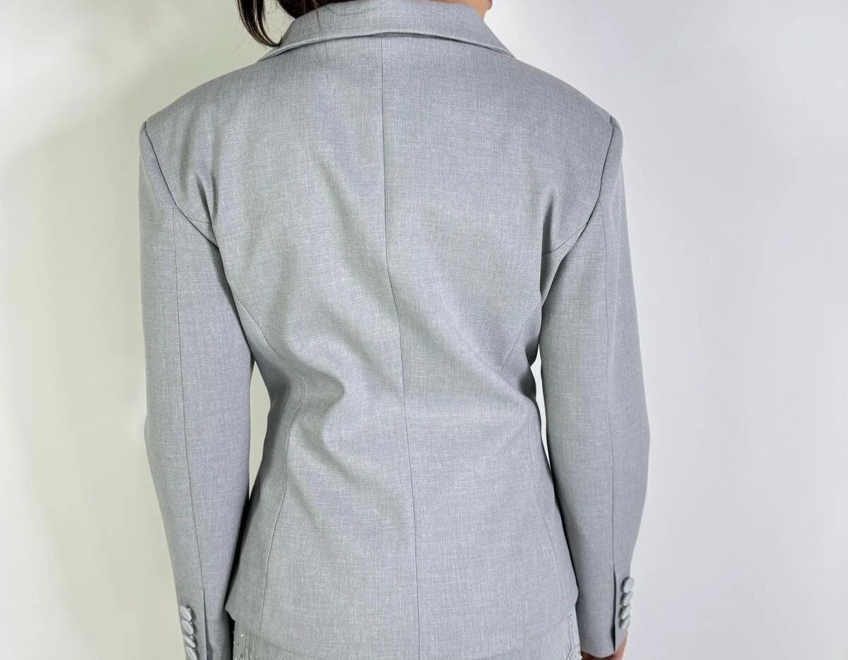 Vicolo Blazer Spalle Over Avvitato