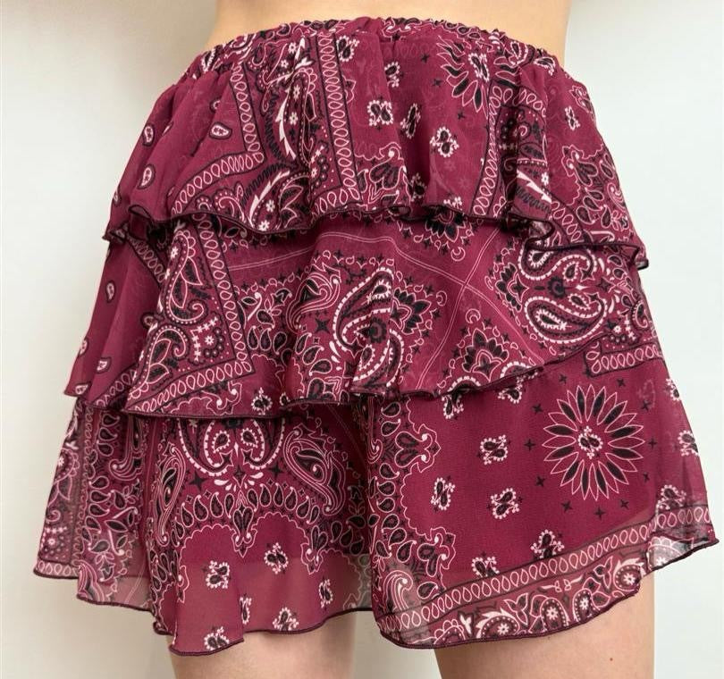 Vicolo Gonna Con Stampa Bandana