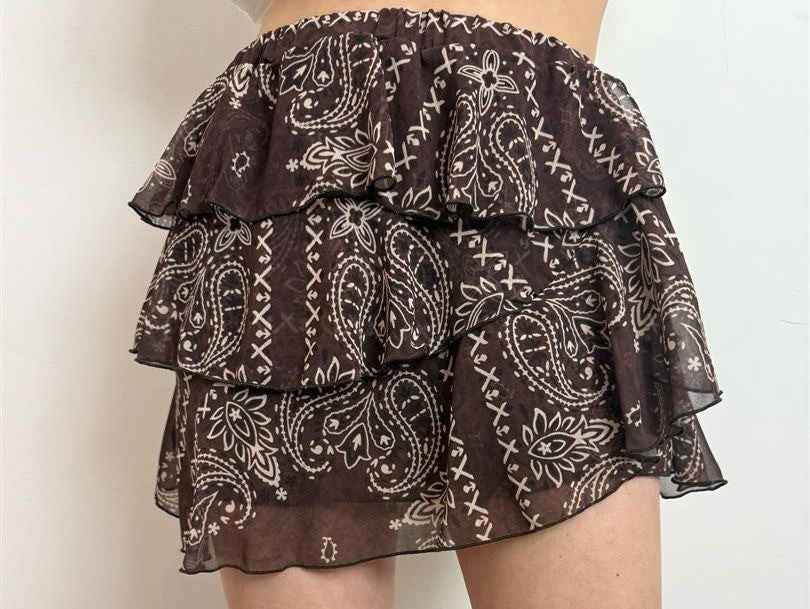 Vicolo Gonna Con Stampa Bandana