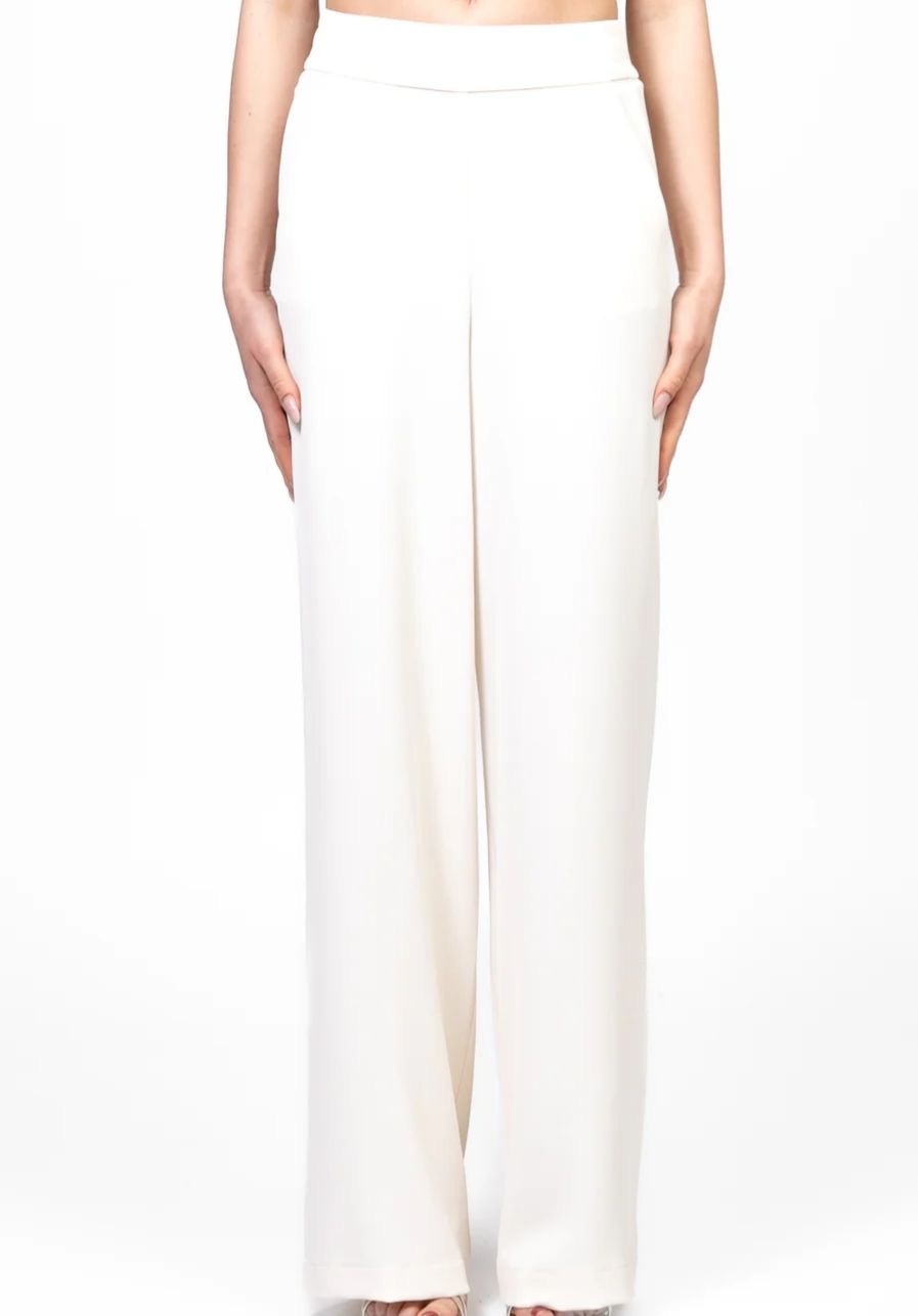 Vicolo  Pantalone Palazzo In Crepe Fluido