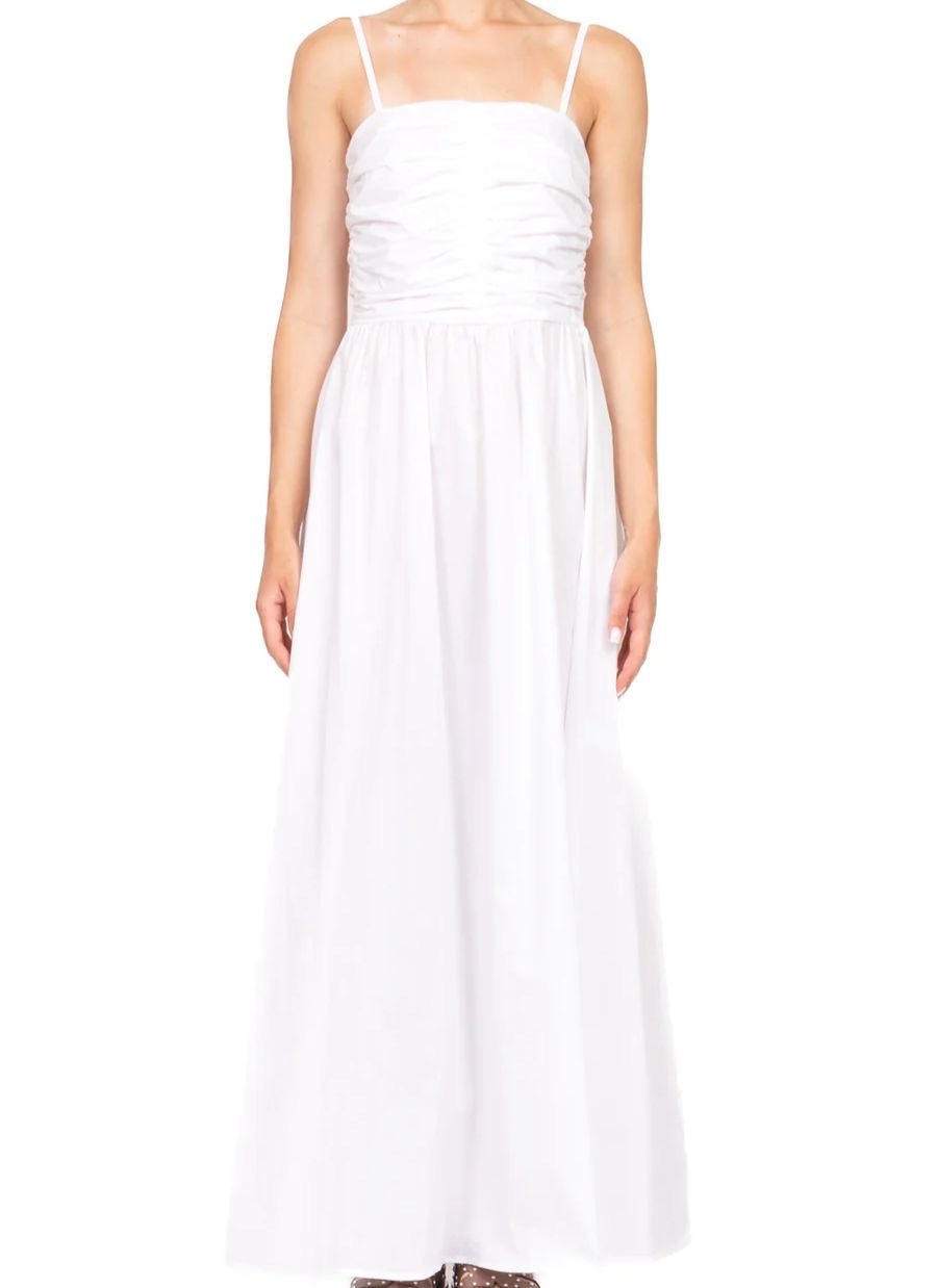 Vicolo Abito Con Bretelle Arricciato