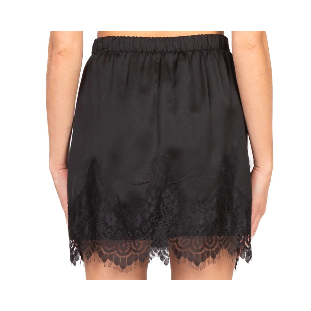 Vicolo Gonna Satin Dettagli Pizzo

TF1065