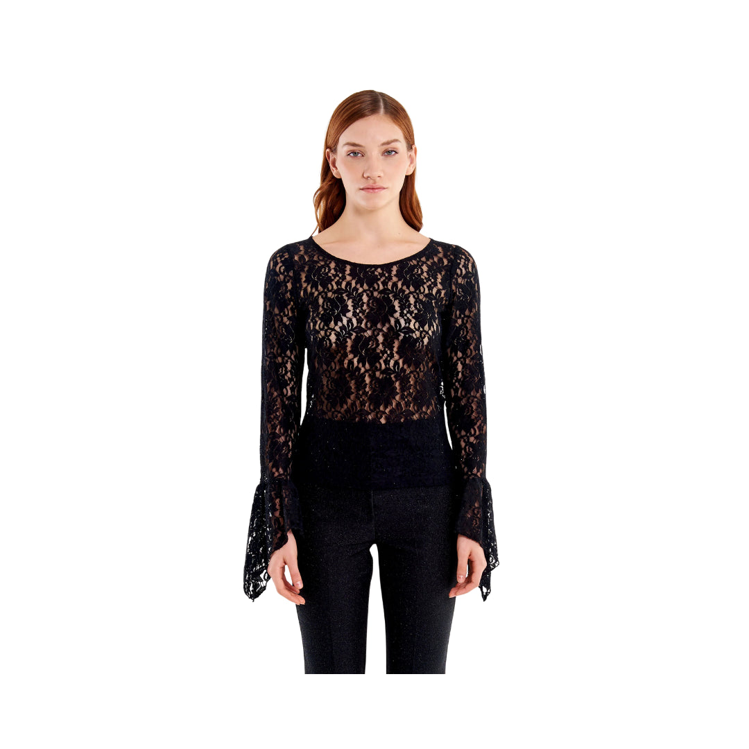 Vicolo Maglia Scollo a Barchetta in Pizzo

TF1648