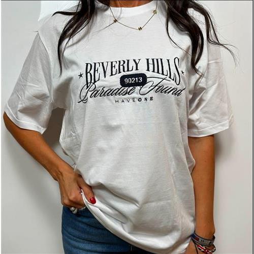 Haveone T-shirt Con Scritta Beverly Hills