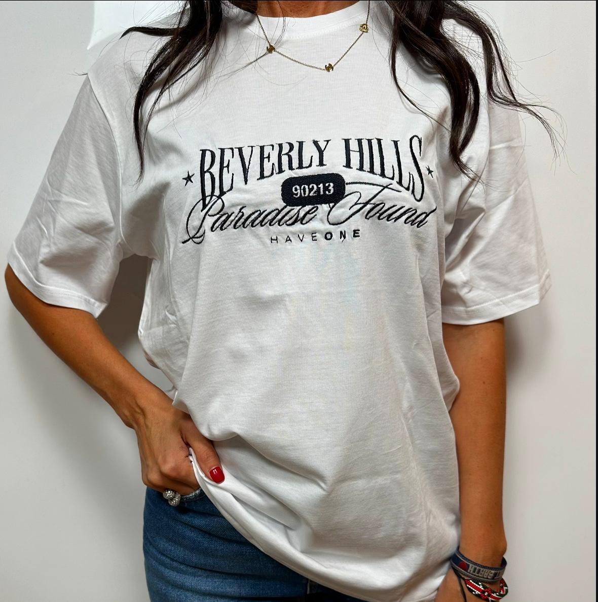 Haveone T-shirt Con Scritta Beverly Hills
