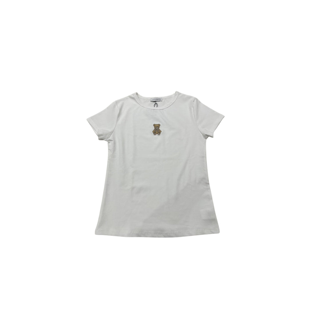 Namastè T-Shirt Basica Con Dettaglio Orsetto 
TSH0060041