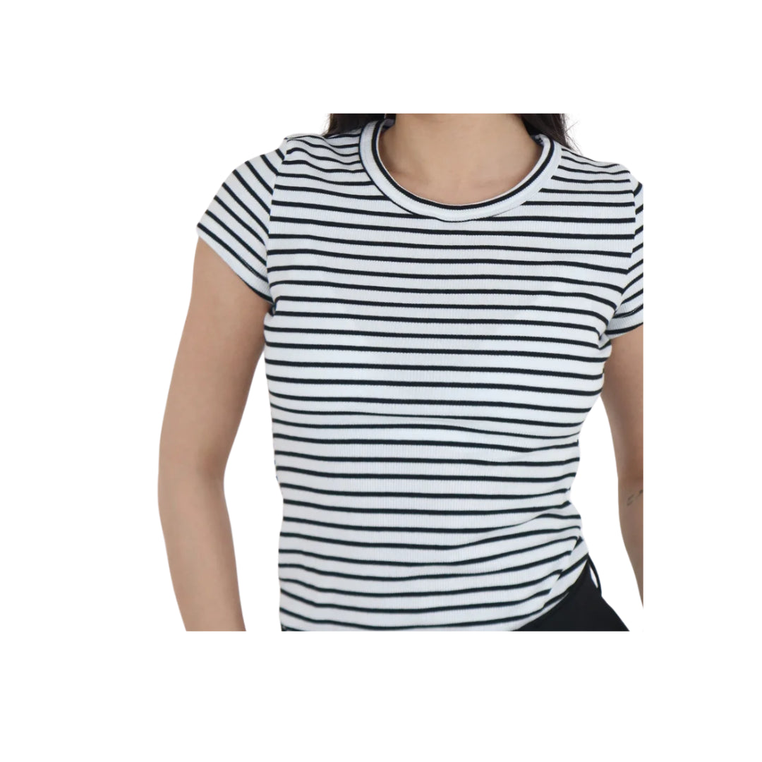 T-Shirt Marin A Mezza Manica VICOLO

RAB0241BIANCO/MORO