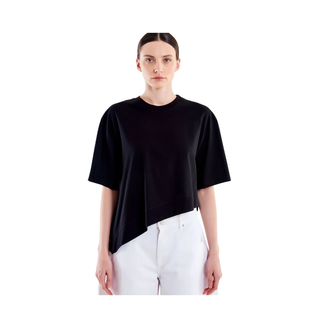 T-Shirt Asimmetrica A Mezza Manica VICOLO

UAB0281NERO