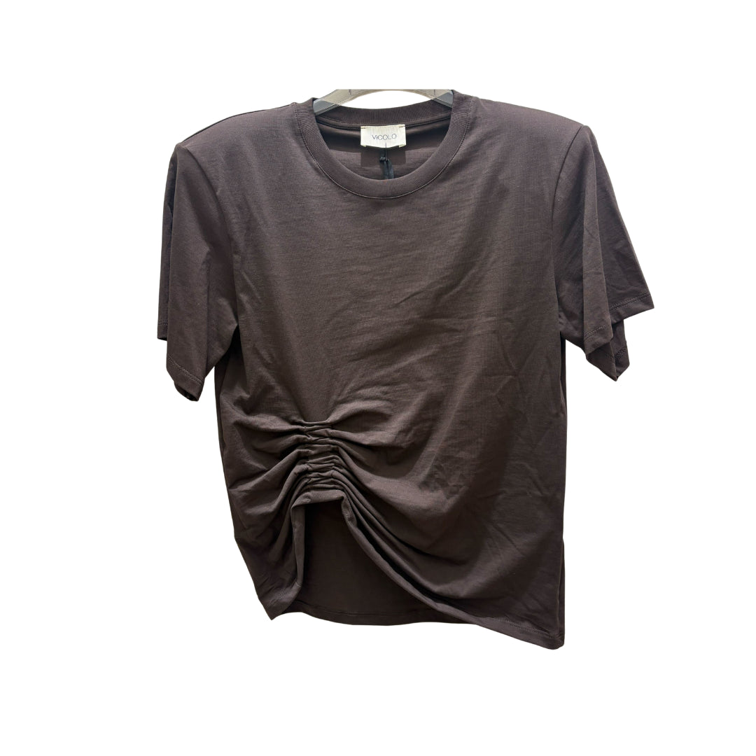 T-shirt con Spalline ed Arriccio Laterale Vicolo

UAB0329