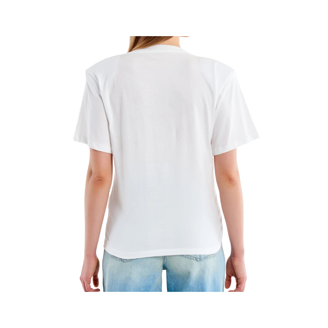 T-shirt con Spalline ed Arriccio Laterale Vicolo

UAB0329