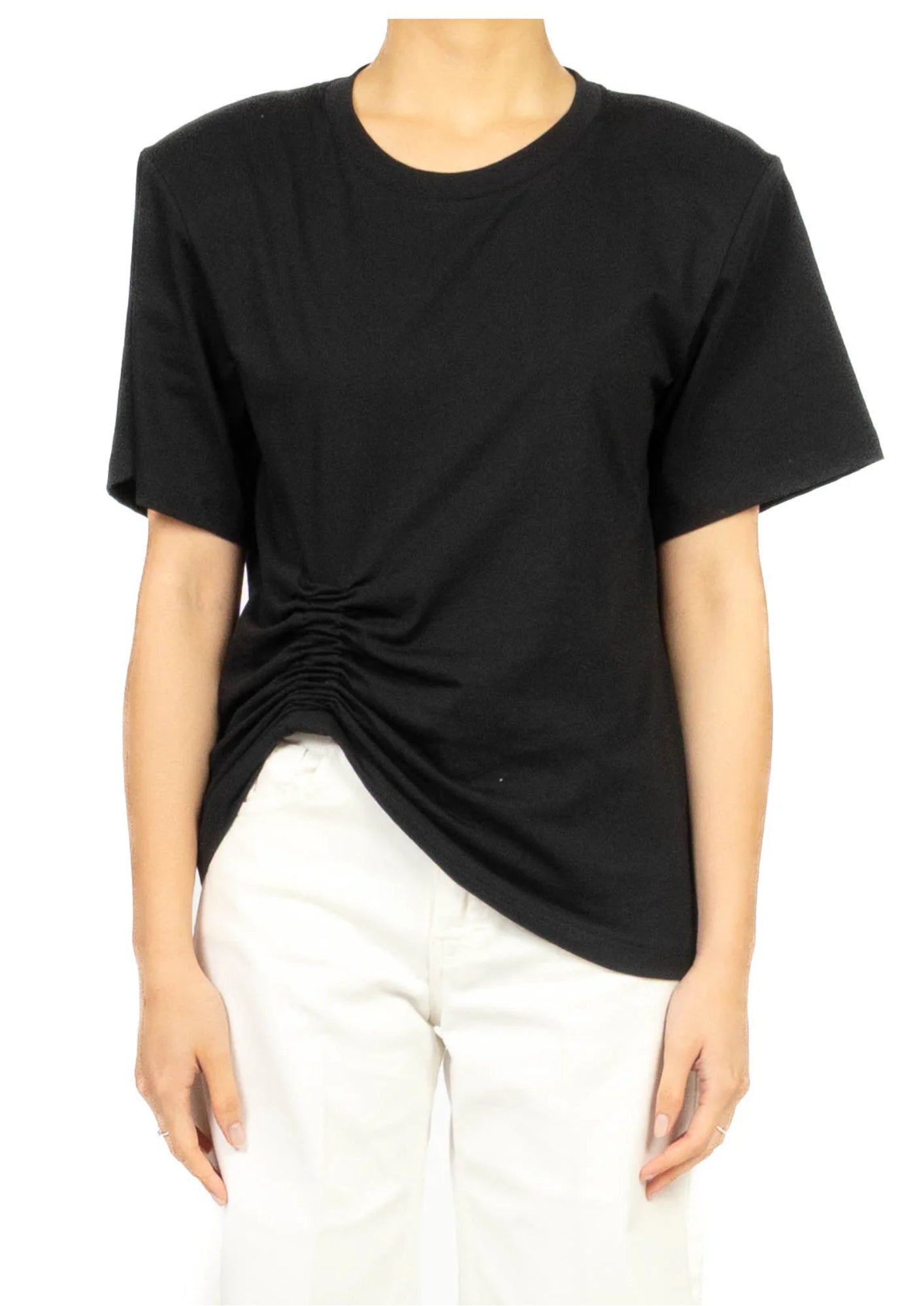 T-shirt con Spalline ed Arriccio Laterale Vicolo

UAB0329