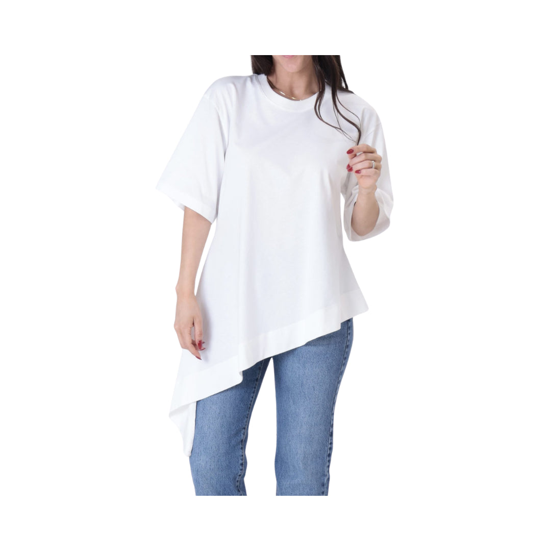 T-Shirt In Cotone Taglio Trasversale Vicolo

UAB0384