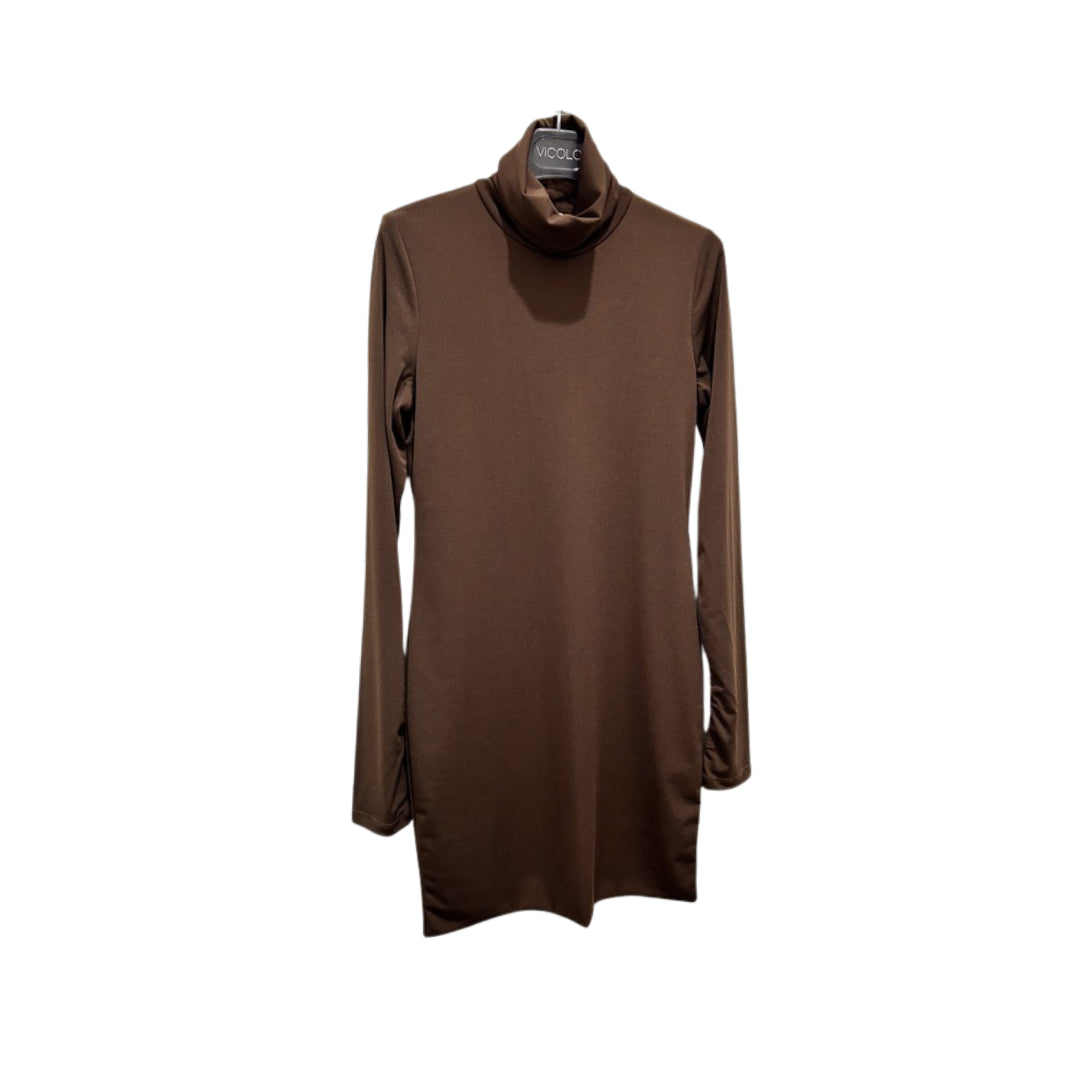 Vicolo Abito Mini Dolcevita con Foro per Dito

UF0204