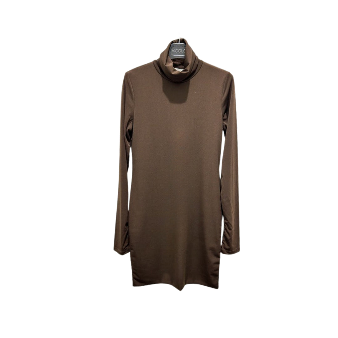 Vicolo Abito Mini Dolcevita con Foro per Dito

UF0204