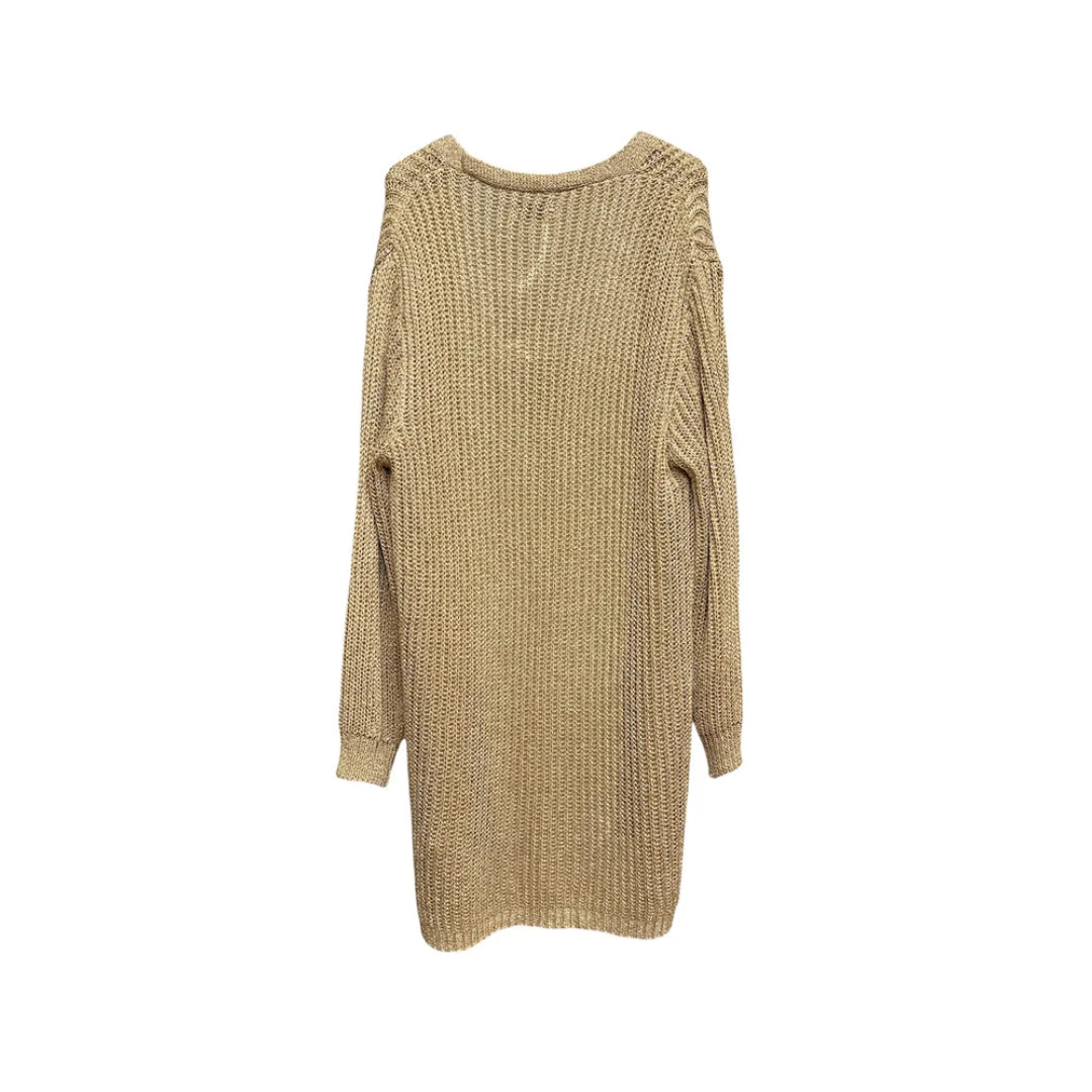 Gold Cardigan Lurex Susy Mix 

W26027BEIGE