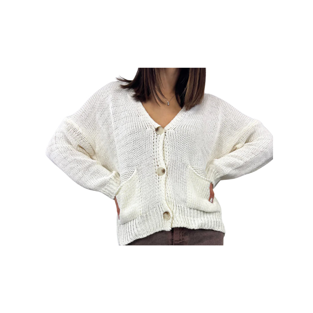Cardigan Maglia Susy Mix Crema

W26069CREMA
