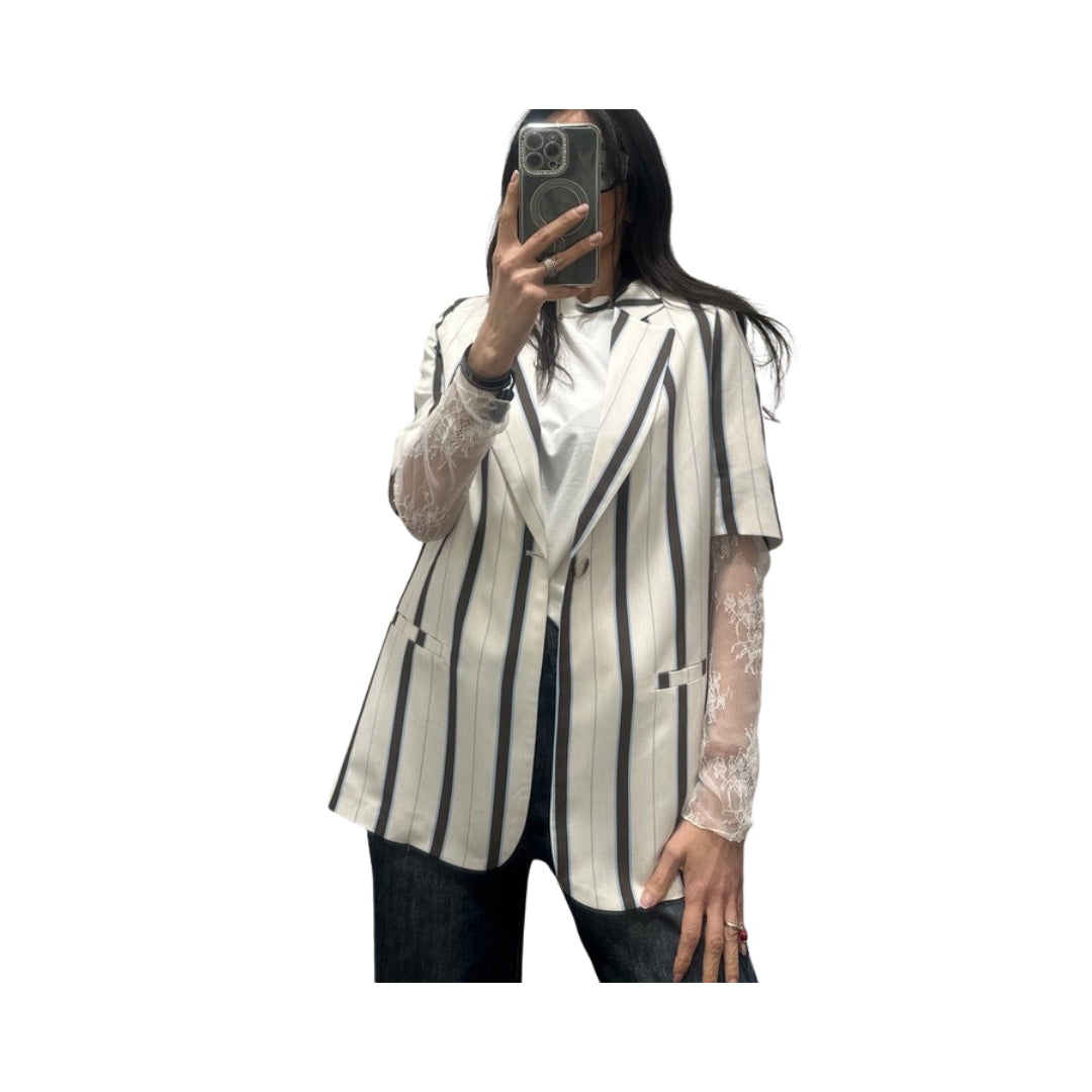 Berna Blazer a Righe  Manica Corta 
w26311830