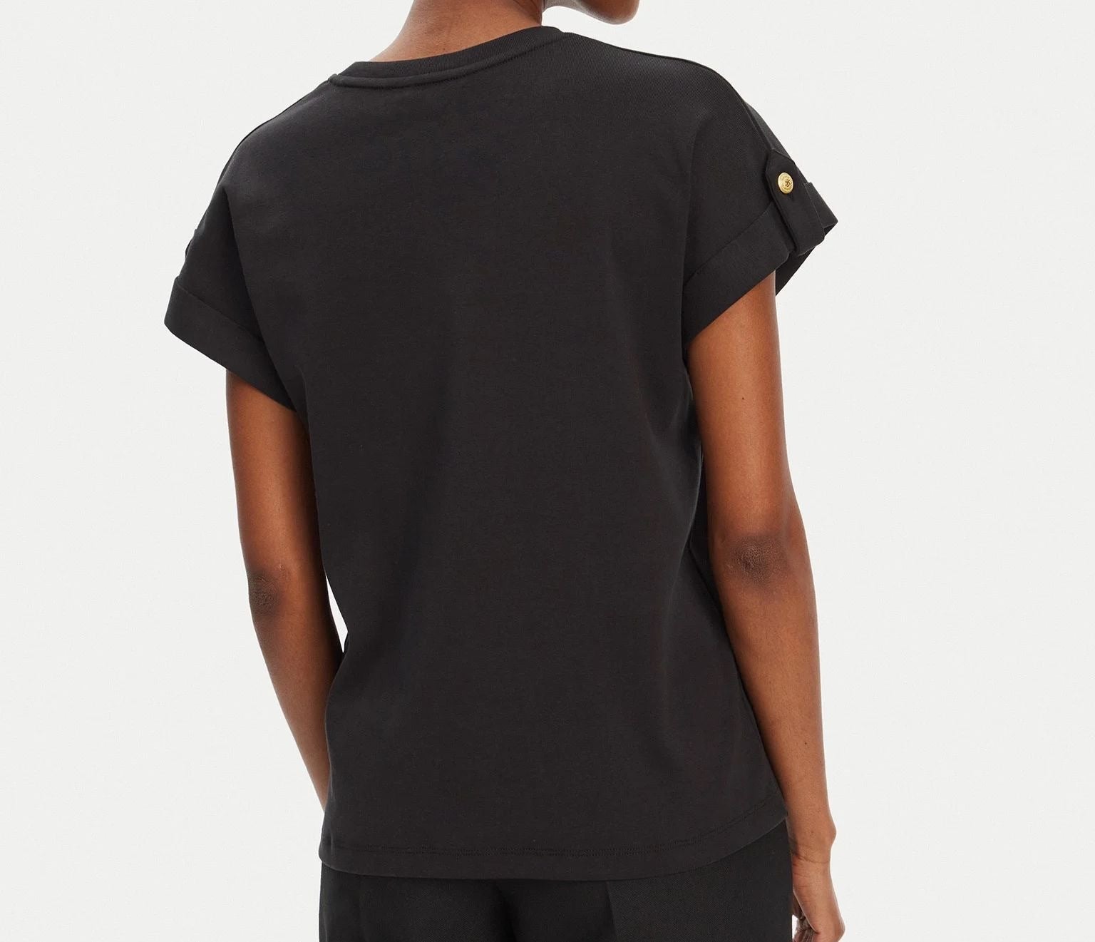 Tommy Hilfiger T-shirt Con Bottoni Dorati