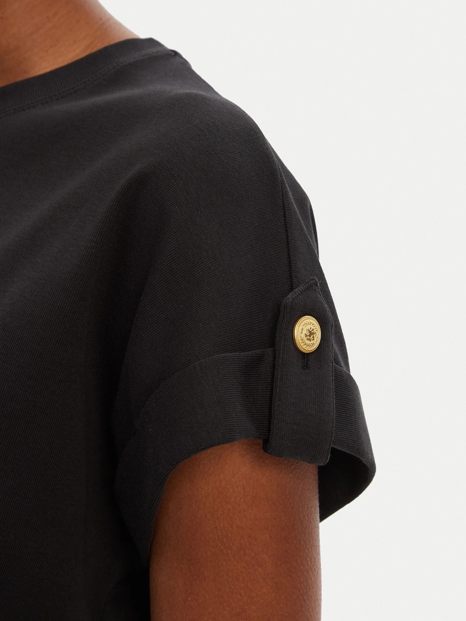 Tommy Hilfiger T-shirt Con Bottoni Dorati